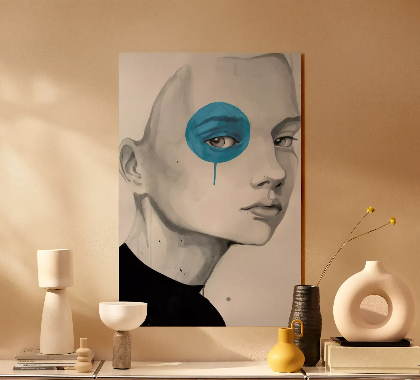 Blue Dot plexiglass da Rebekka