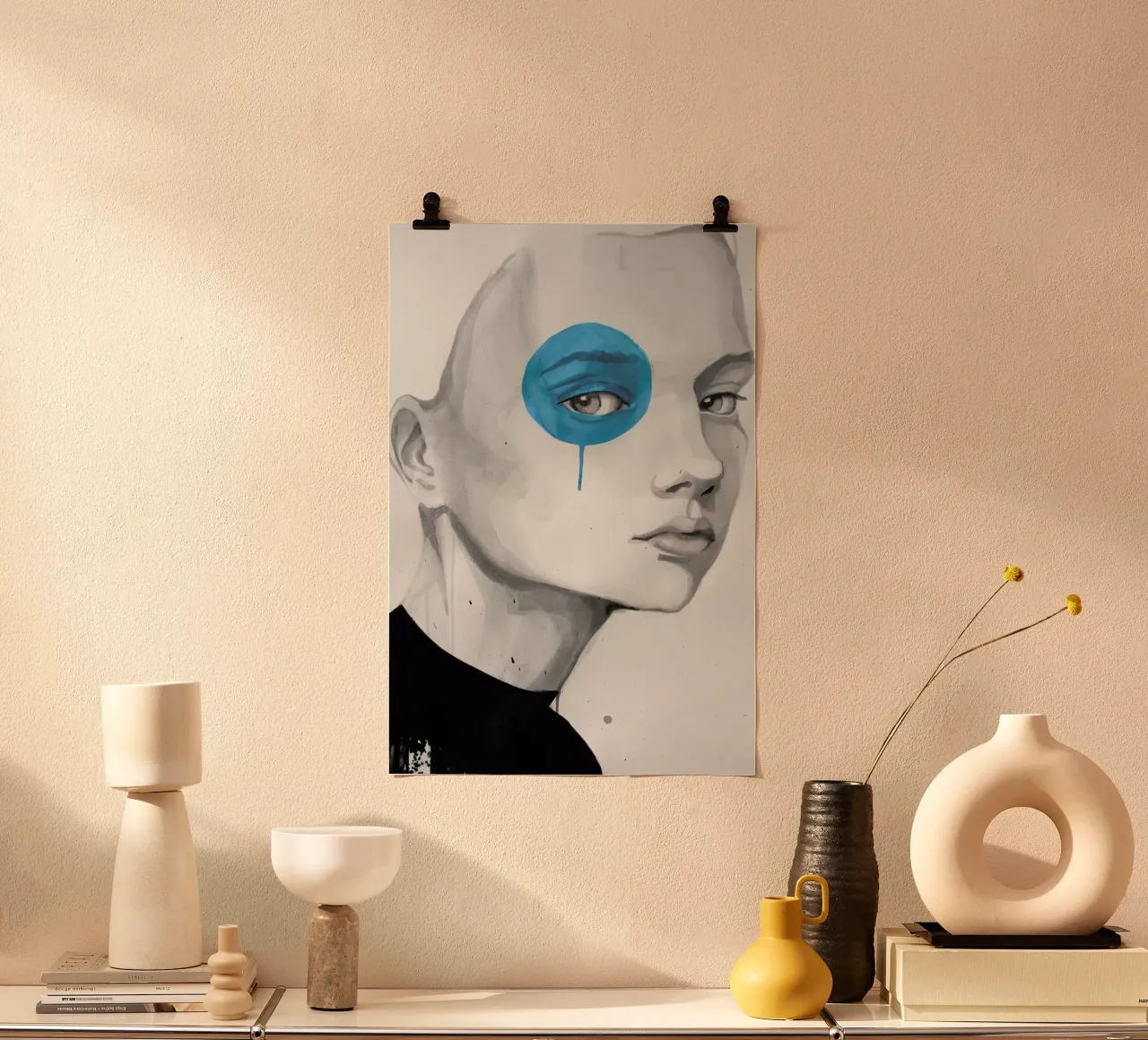 Blue Dot poster da Rebekka