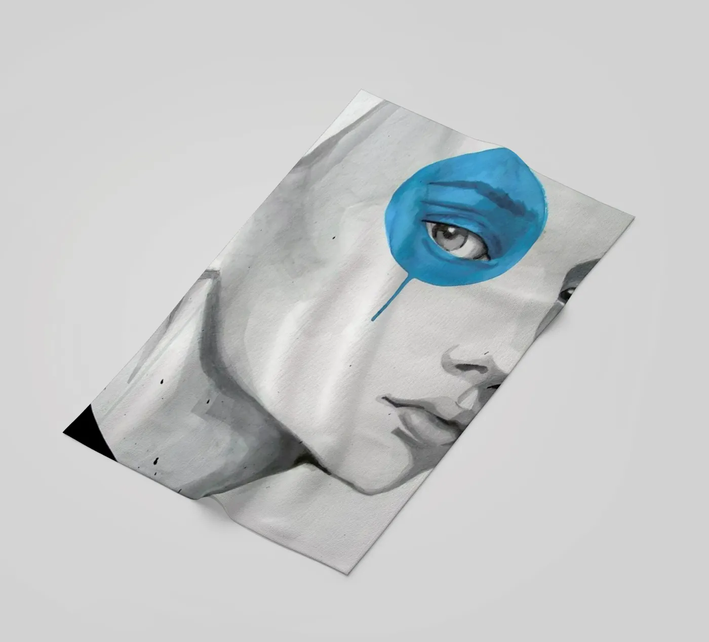 Blue Dot Strandtuch von Rebekka