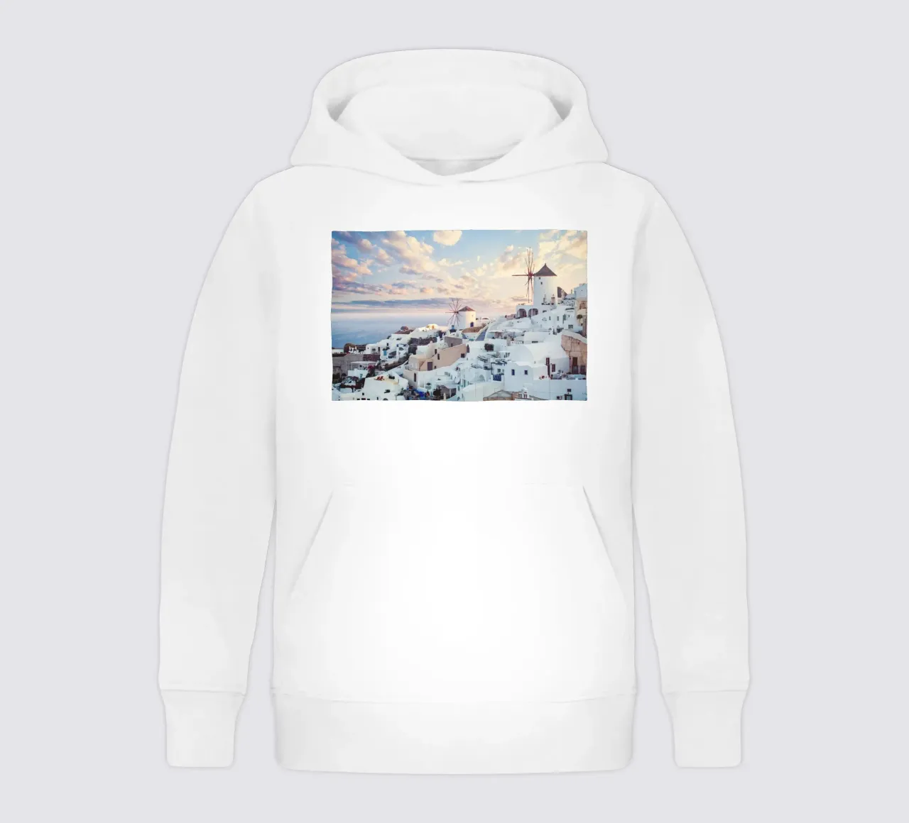 Mykonos Griechenland, Griechische Inseln, Reise Poster Wandkunst Kinder Hoodie von TheTravelClub