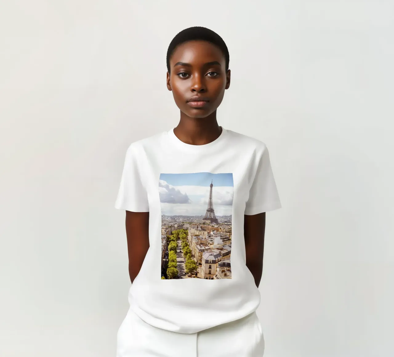 Paris France Eiffel Tower, Travel Poster, France Wall Art t-shirt by TheTravelClub