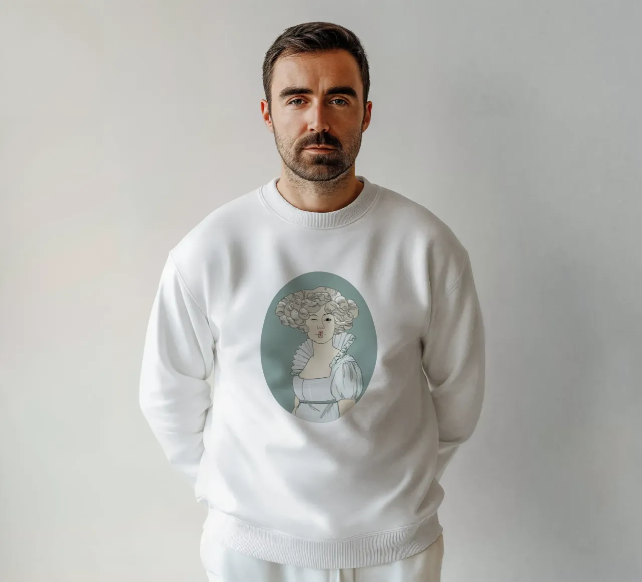 Victorian Violette sweatshirt by Christina Heitmann