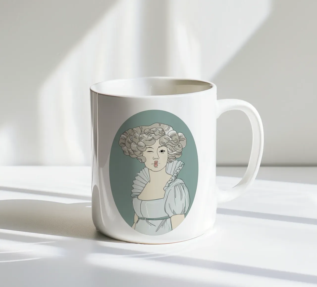 Victorian Violette tazza in ceramica da Christina Heitmann