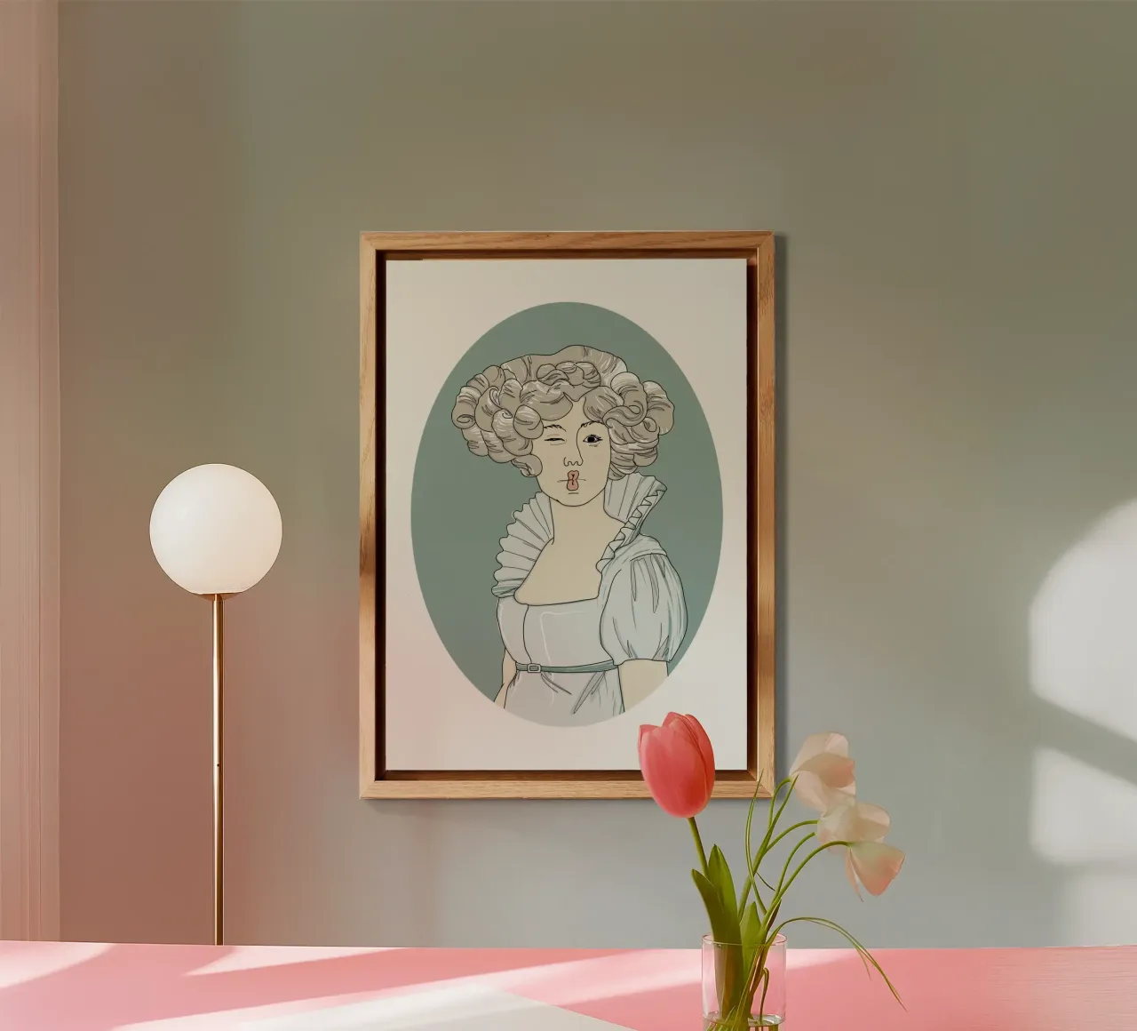 Victorian Violette alluminio dibond da Christina Heitmann