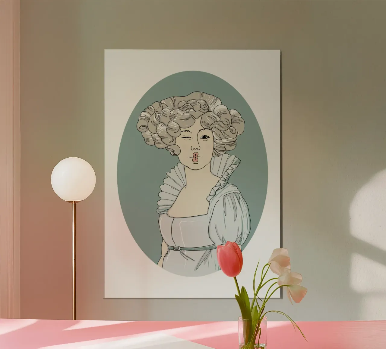 Victorian Violette alluminio dibond da Christina Heitmann