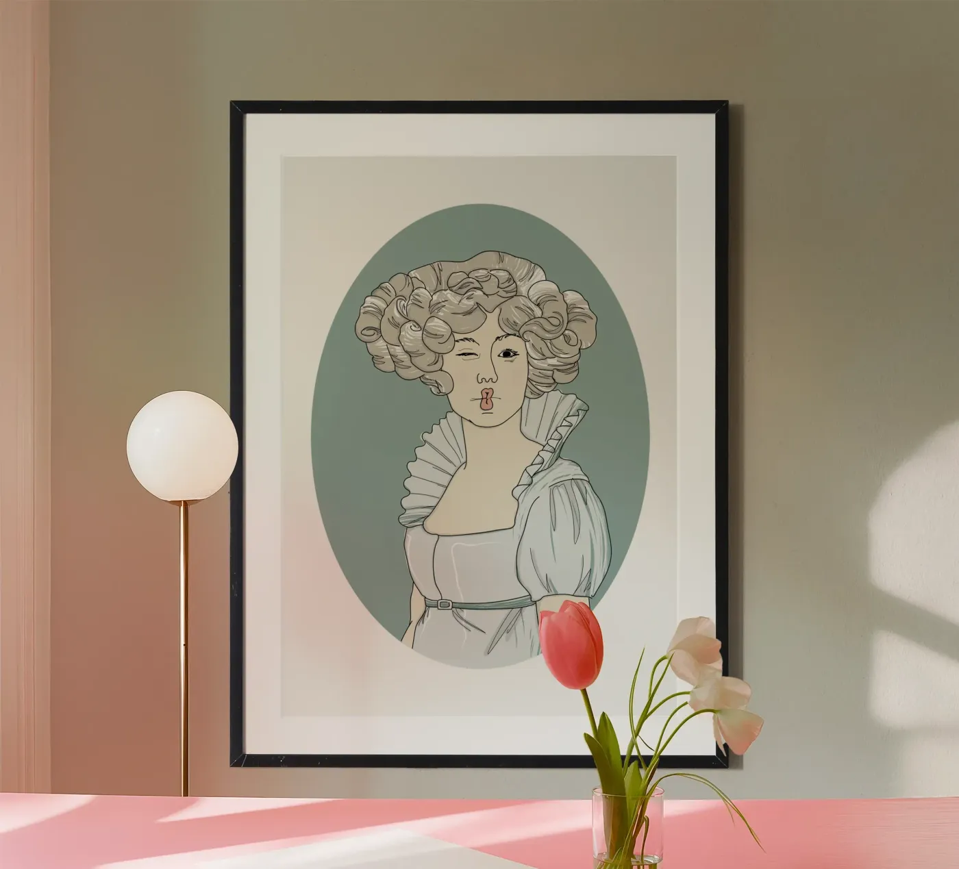 Victorian Violette poster by Christina Heitmann