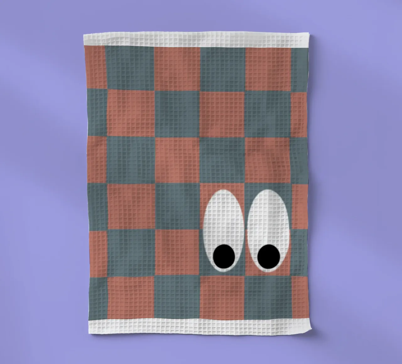 Kiss Henri Blue tea towel by BINNE