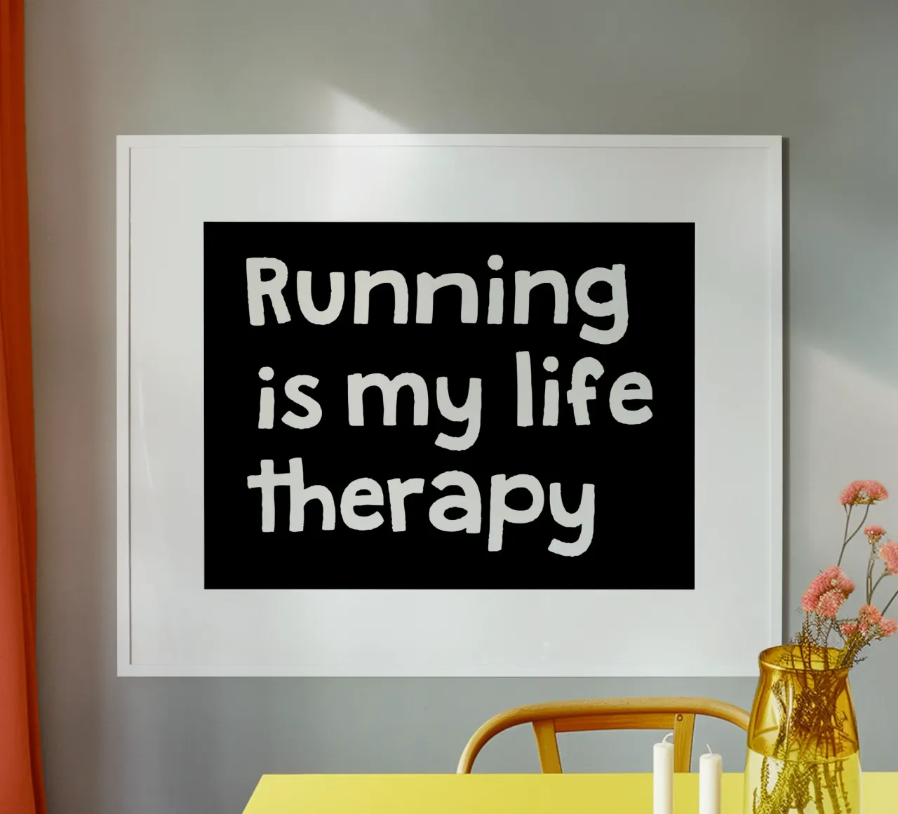 Running is my life therapy carta hahnemühle da happieeagle