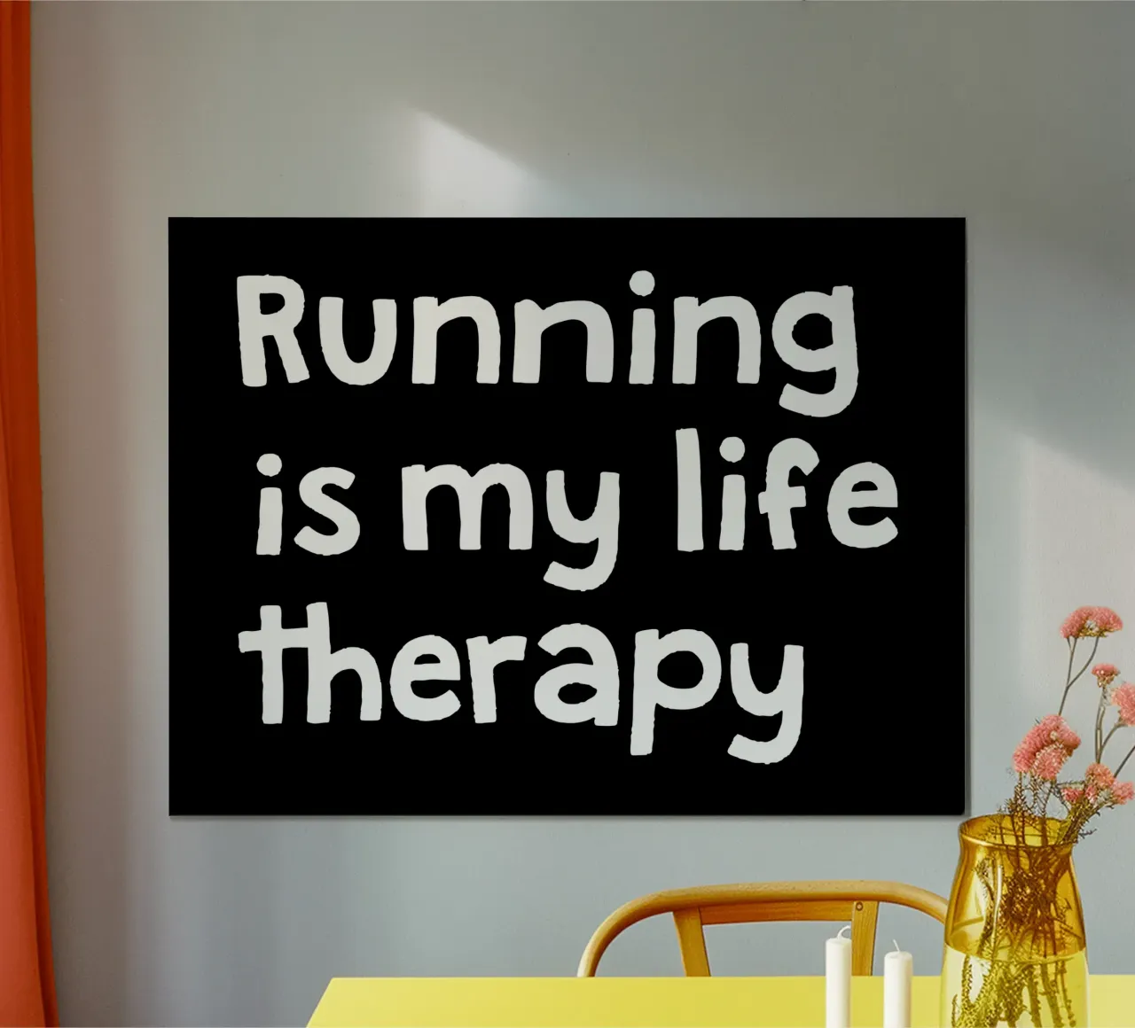 Running is my life therapy carta hahnemühle da happieeagle