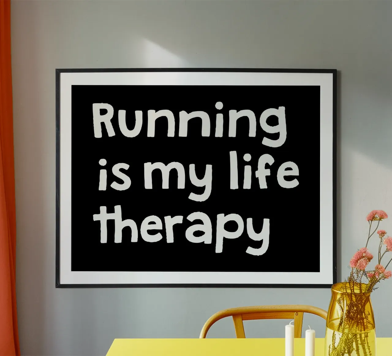 Running is my life therapy carta hahnemühle da happieeagle