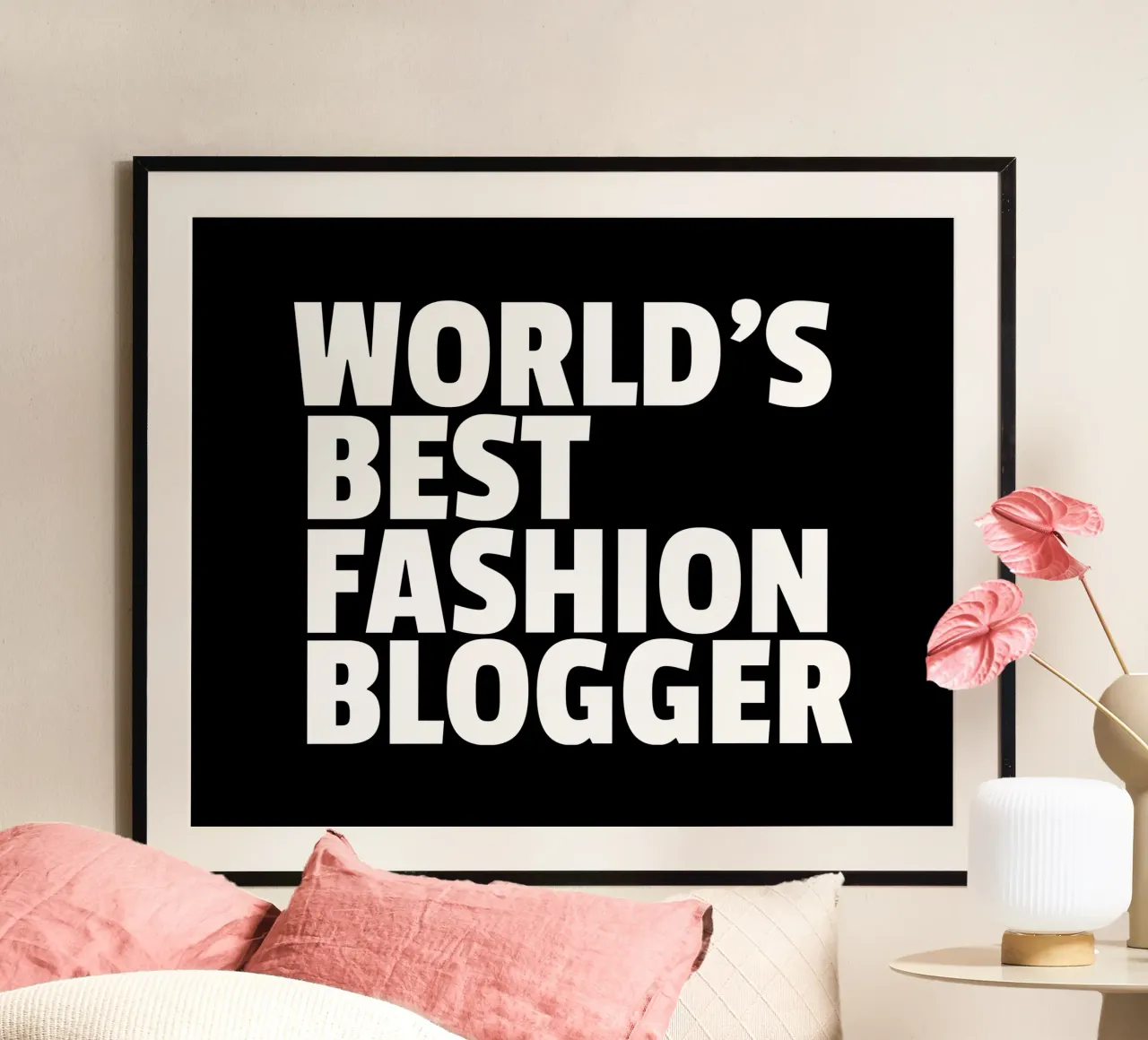 World's best fashion blogger Hahnemühle von happieeagle