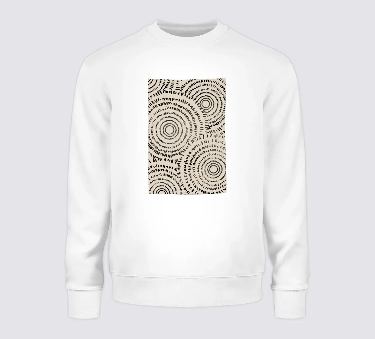 Arte circular abstracto sudadera de Melloi Art Print