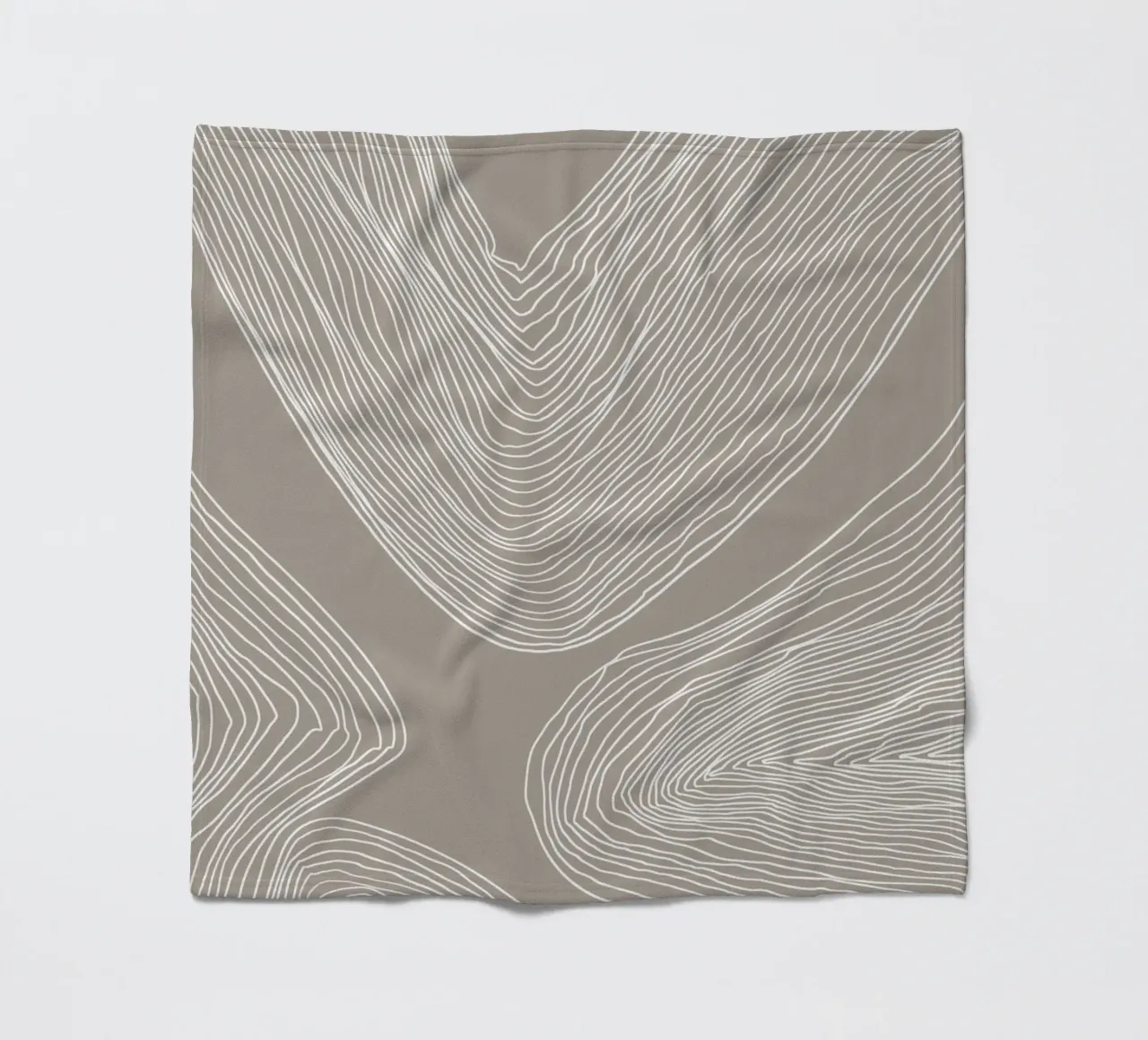 Abstract Rhythm Line Art Fleecedecke von Melloi Art Print