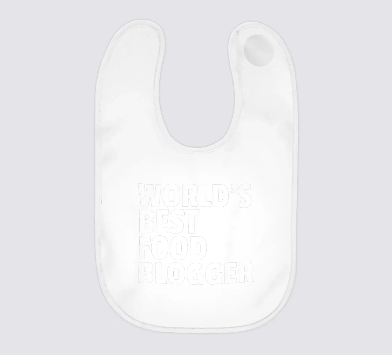 World's best food blogger bavaglino da happieeagle