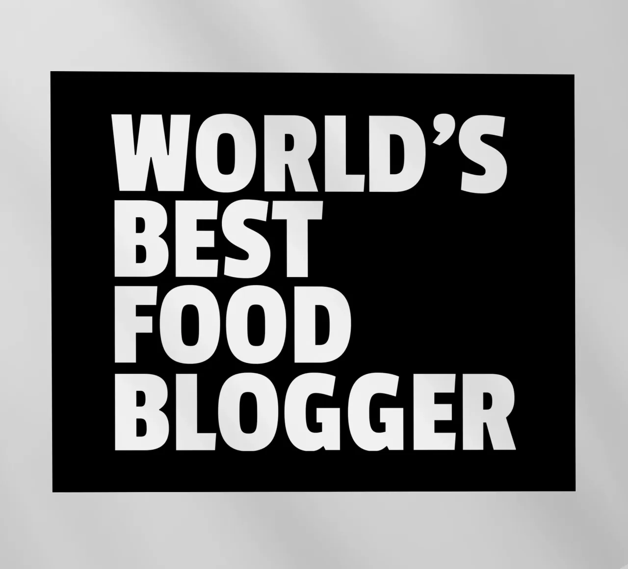 World's best food blogger pellicola backlit da happieeagle
