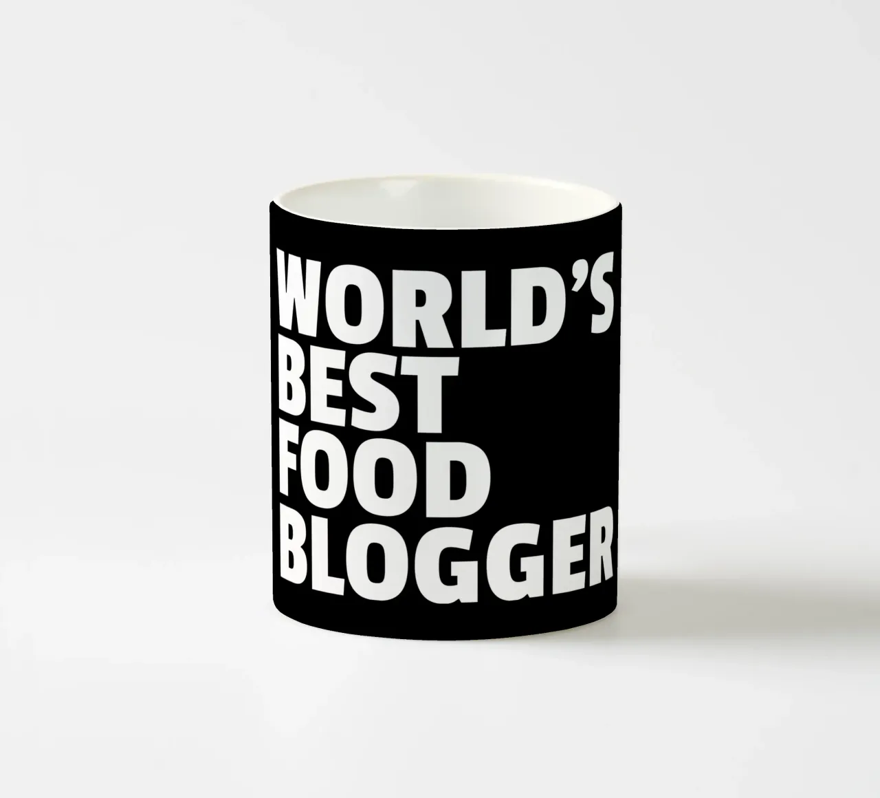 World's best food blogger tazza in ceramica da happieeagle