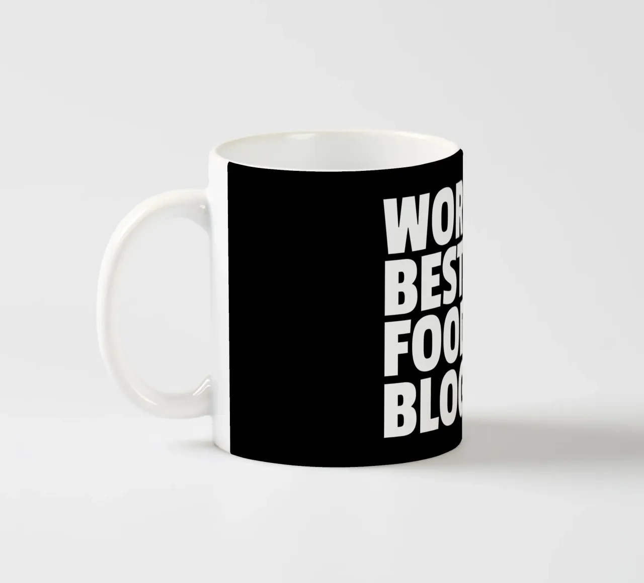 World's best food blogger tazza in ceramica da happieeagle