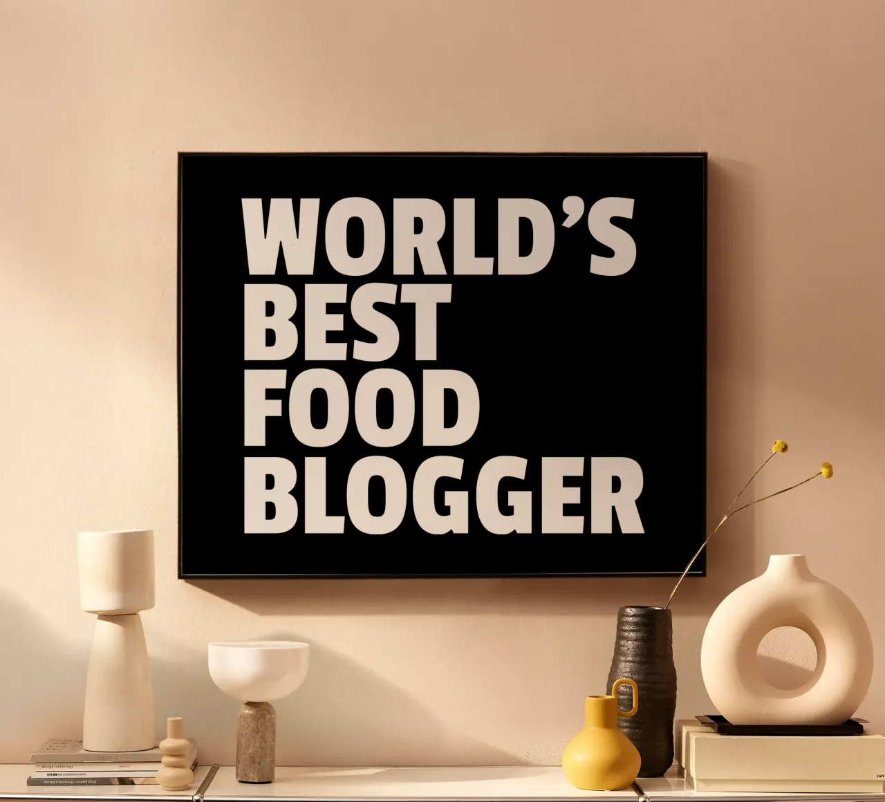 World's best food blogger alluminio dibond da happieeagle