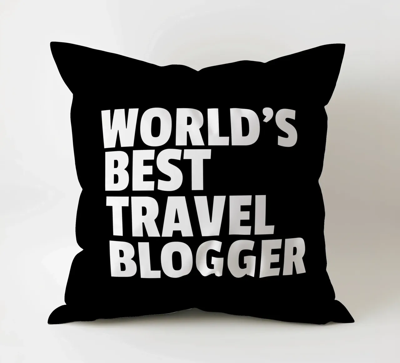 World's best travel blogger cuscino da happieeagle