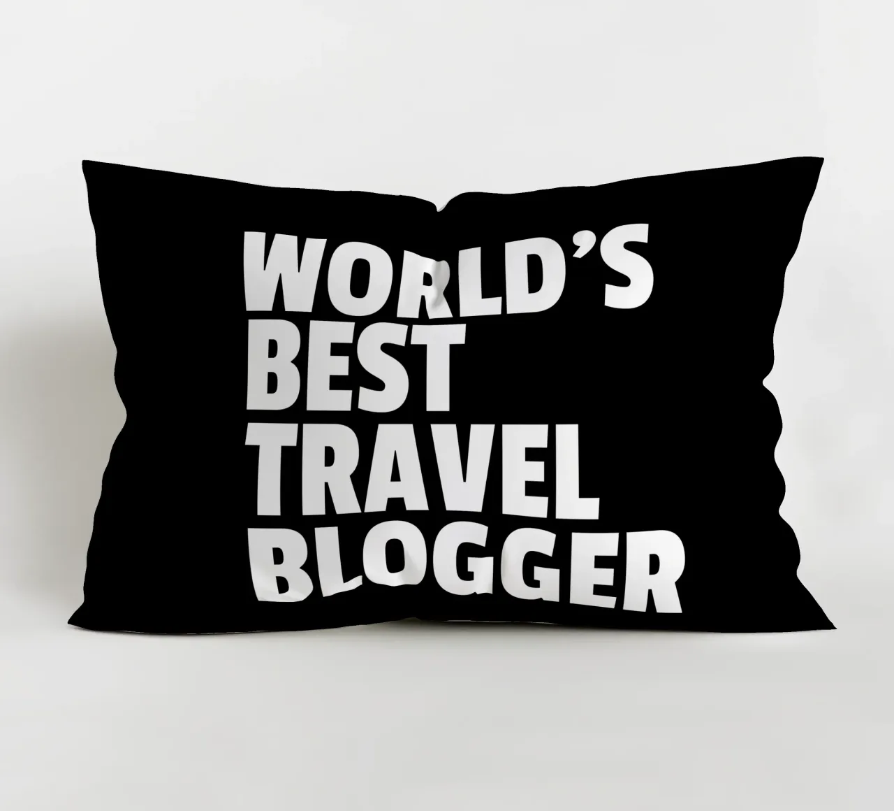 World's best travel blogger cuscino da happieeagle