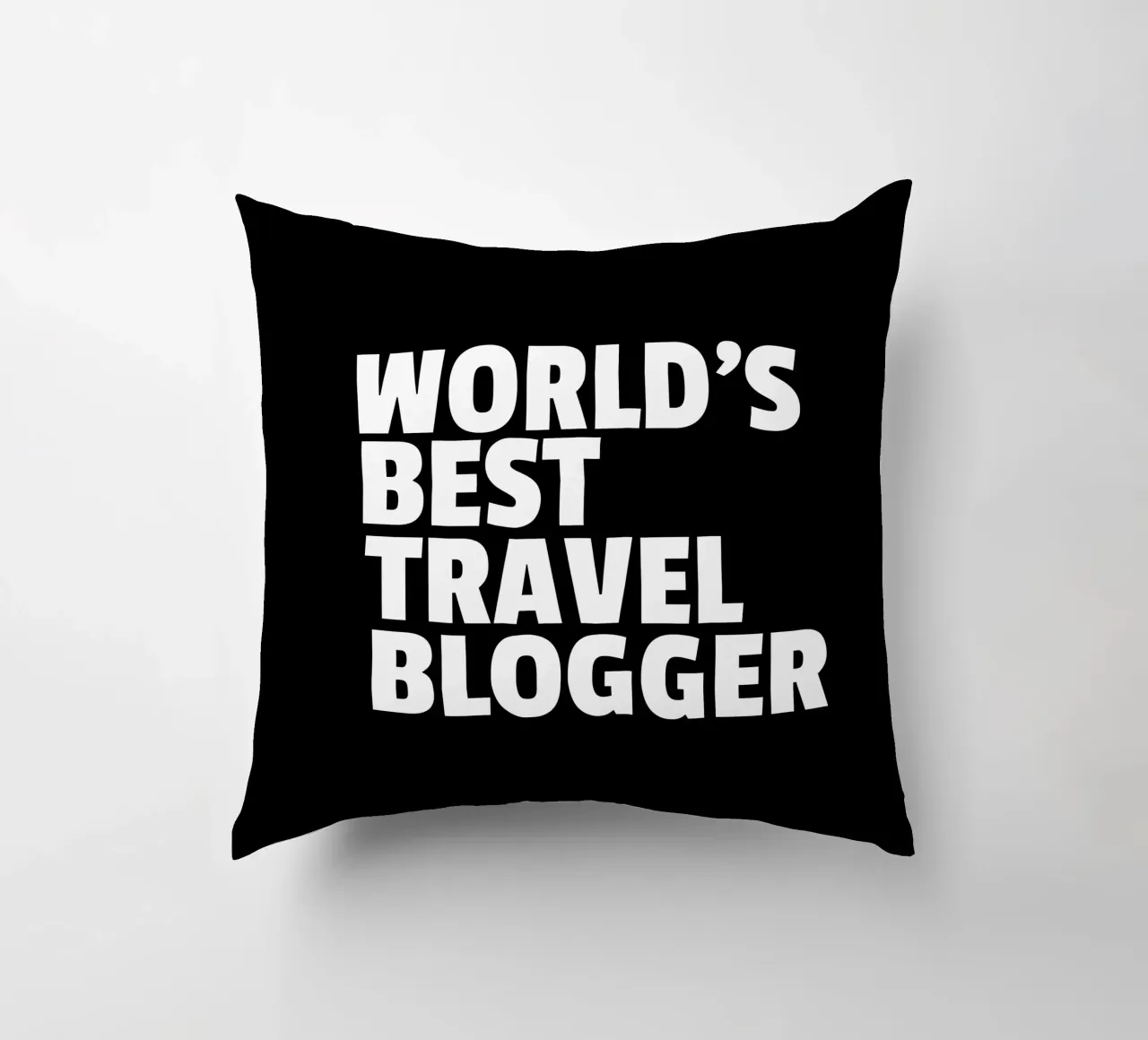 World's best travel blogger cuscino da happieeagle