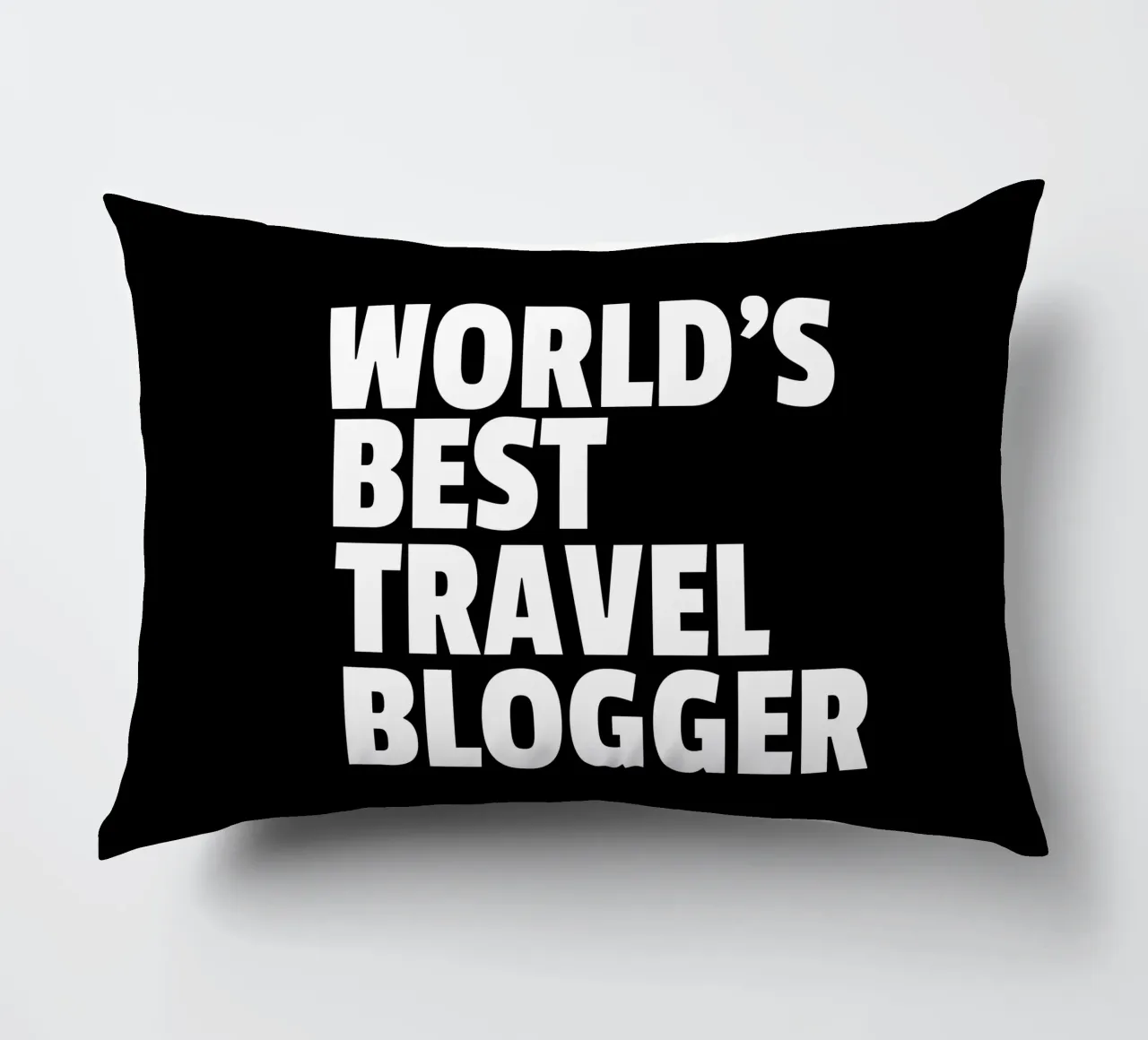World's best travel blogger cuscino da happieeagle