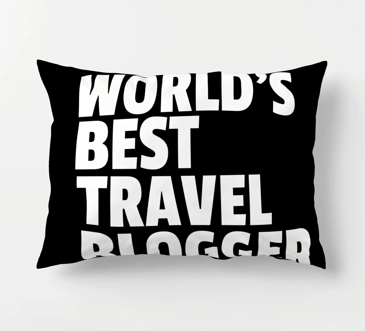 World's best travel blogger cuscino da happieeagle