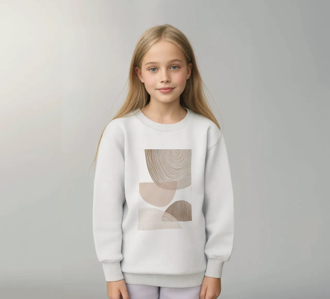 Formes organiques abstraites sweat enfant de Melloi Art Print