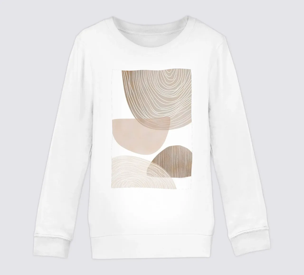 Formes organiques abstraites sweat enfant de Melloi Art Print