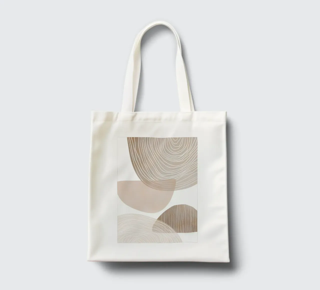 Formes organiques abstraites tote bag de Melloi Art Print