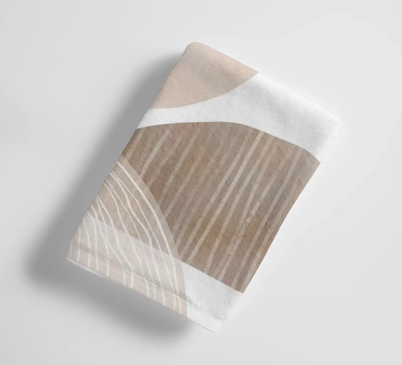 Abstract Organic Forms towel by Melloi Art Print