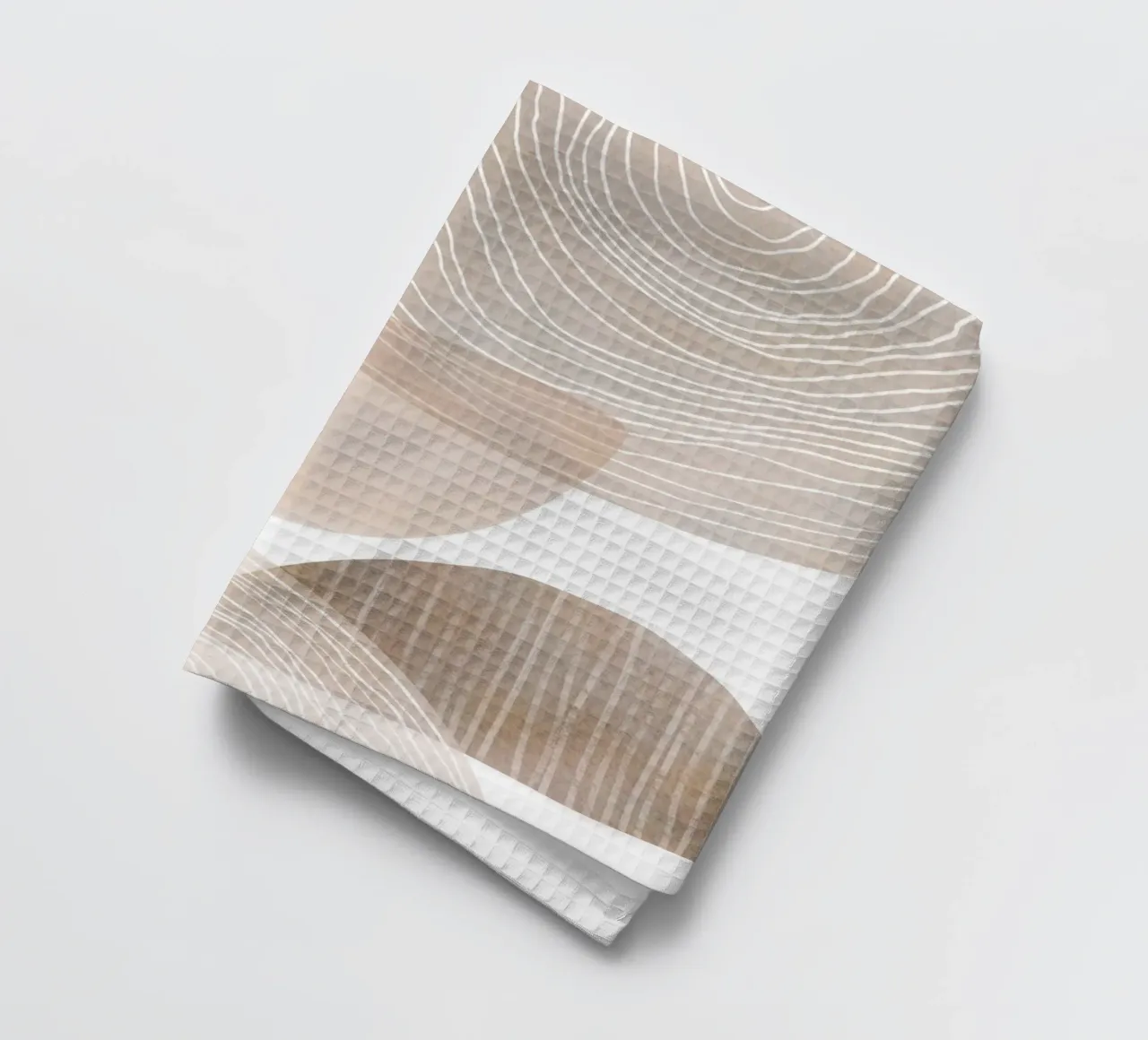 Forme organiche astratte canovaccio da cucina da Melloi Art Print