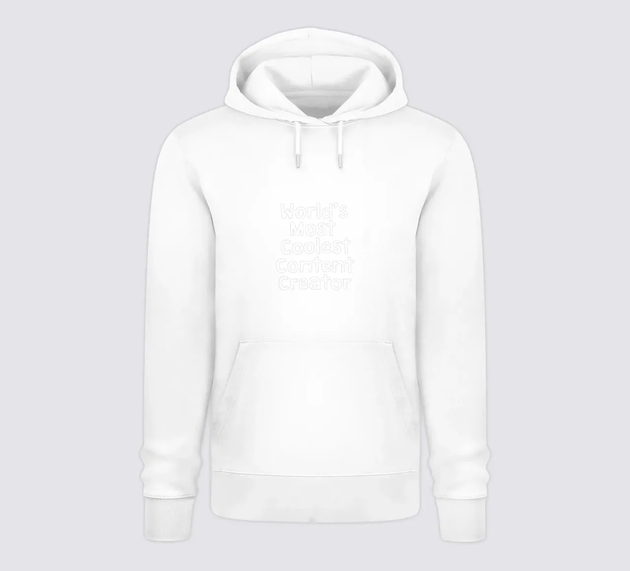 World's most coolest content creator felpa con cappuccio da happieeagle