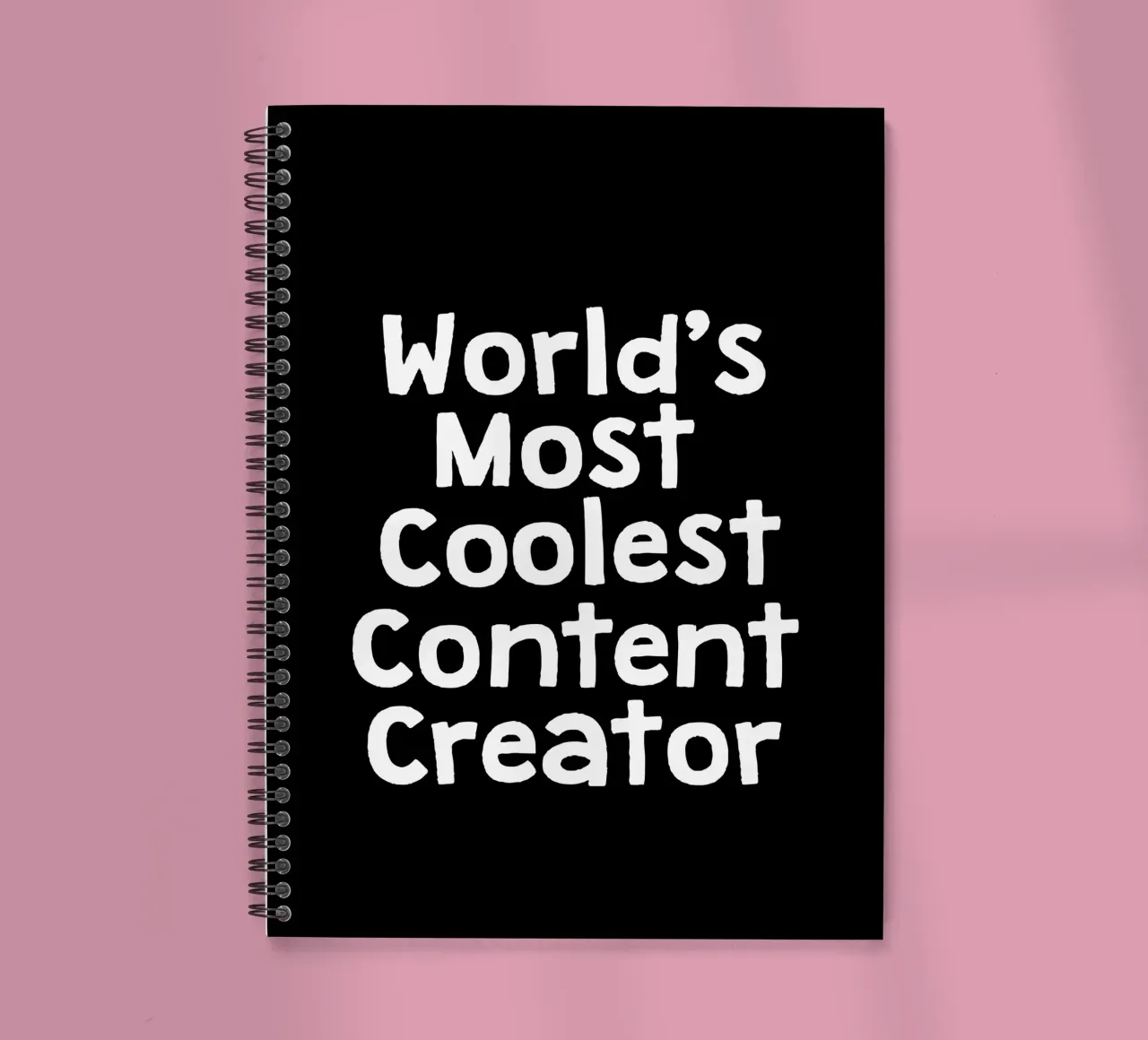 World's most coolest content creator spiral notebook by happieeagle