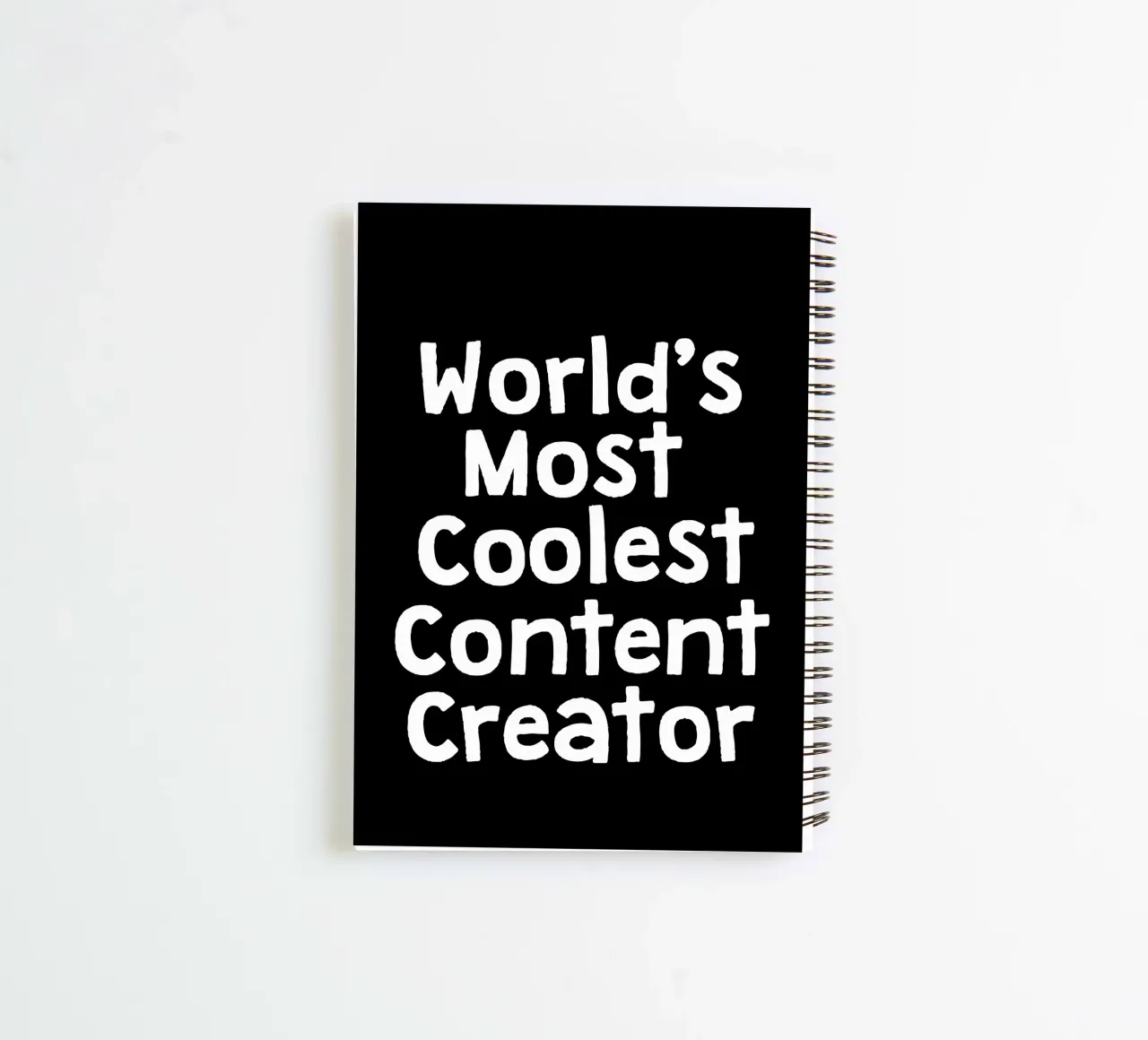 World's most coolest content creator spiral notebook by happieeagle