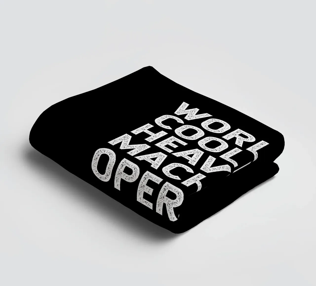 World's coolest heavy machine operator asciugamano da bagno da happieeagle