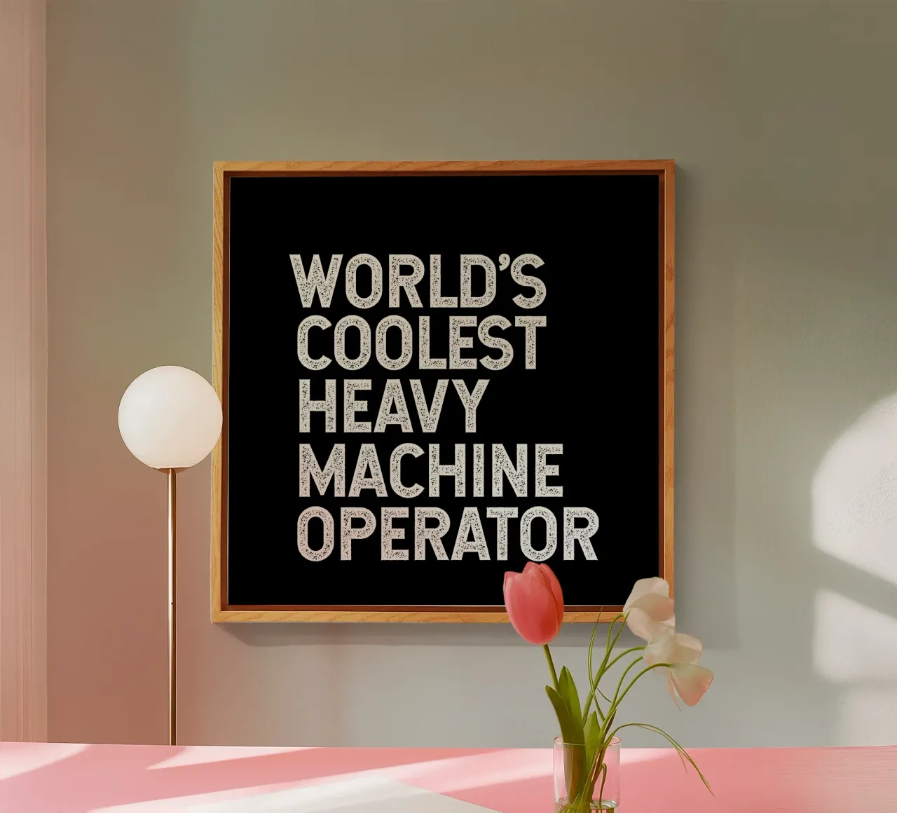 World's coolest heavy machine operator plexiglass da happieeagle