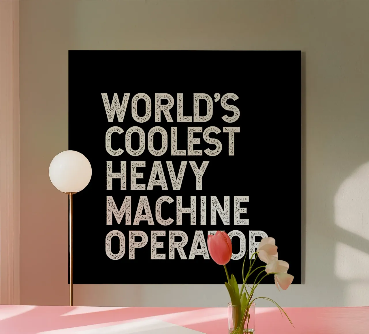 World's coolest heavy machine operator plexiglass da happieeagle