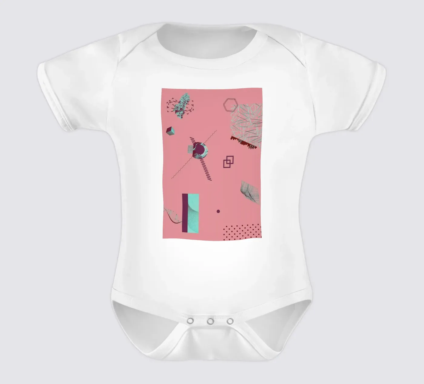 Objects 08 body neonato maniche corte da Andreas Jarner