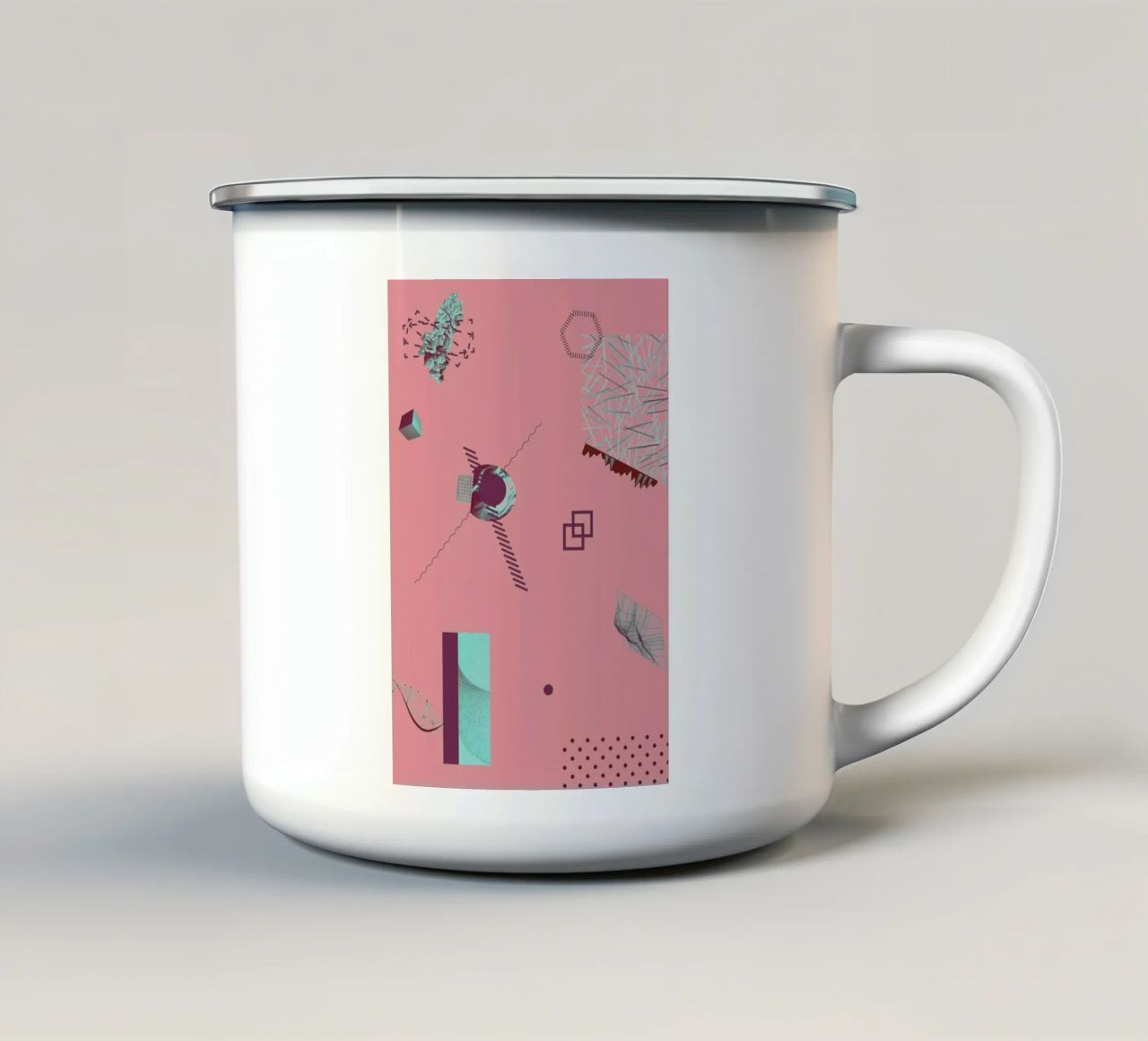 Objects 08 tazza in smalto da Andreas Jarner