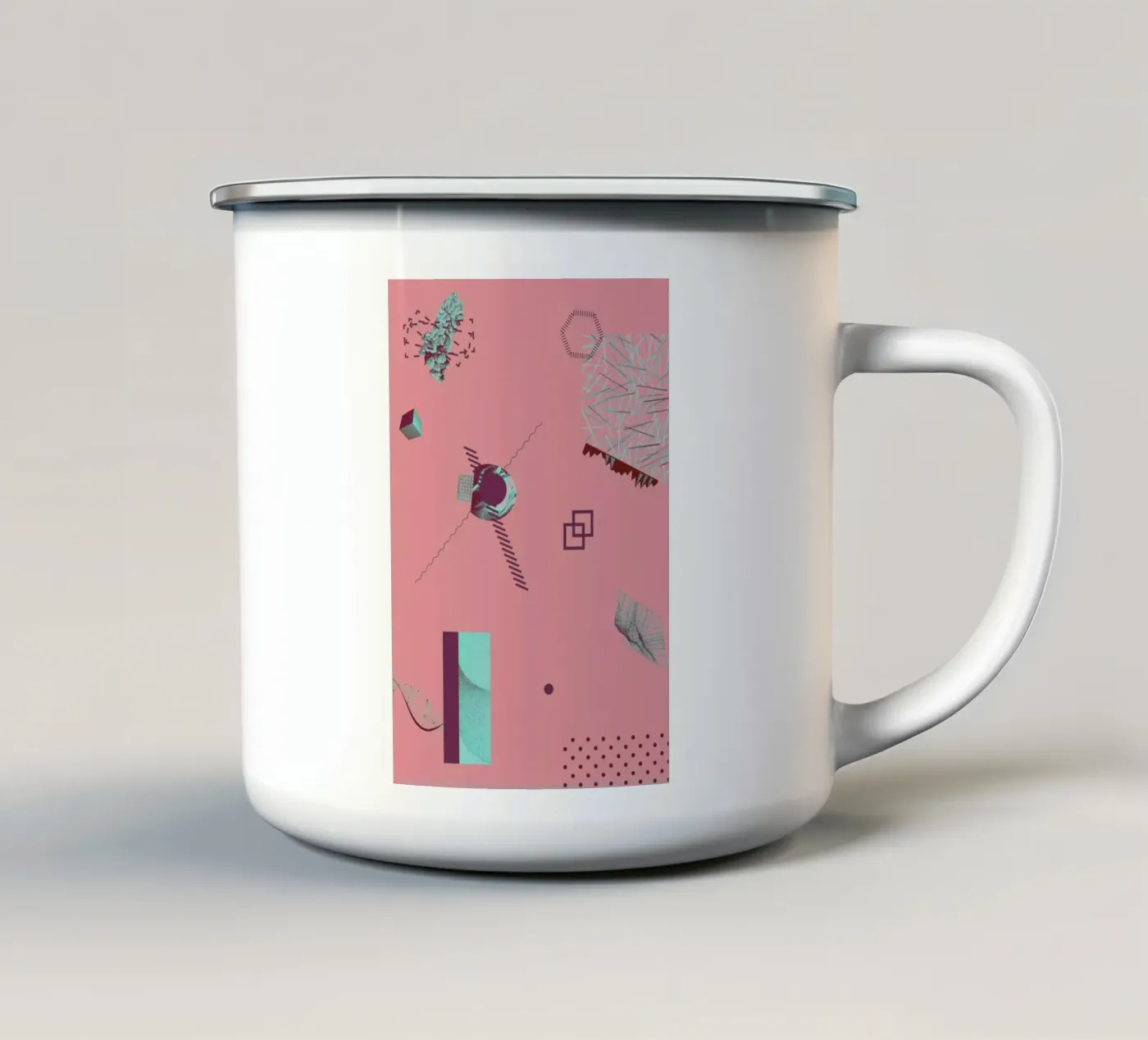 Objects 08 tazza in smalto da Andreas Jarner
