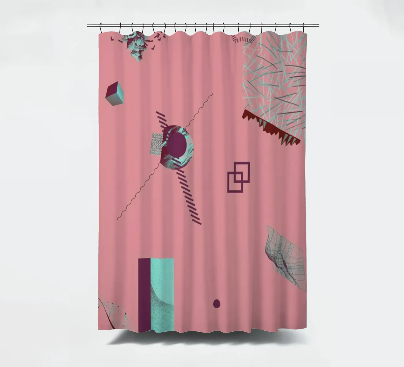 Objects 08 douchegordijn van Andreas Jarner