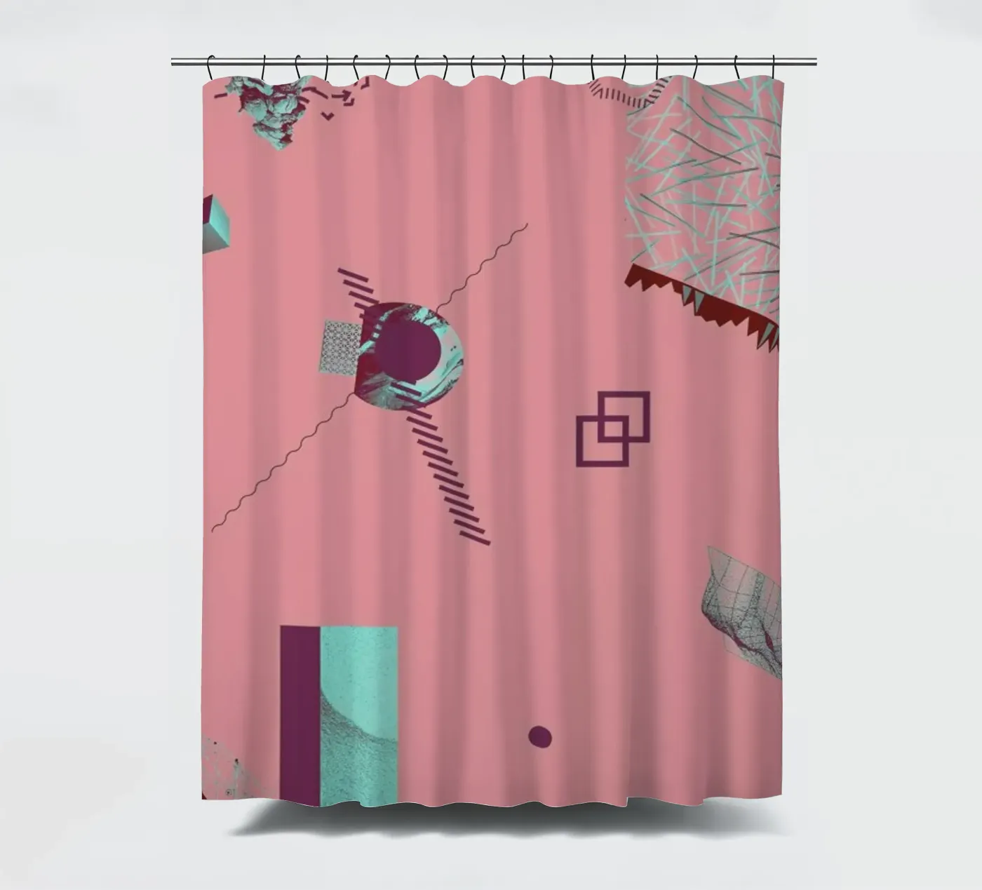 Objects 08 douchegordijn van Andreas Jarner