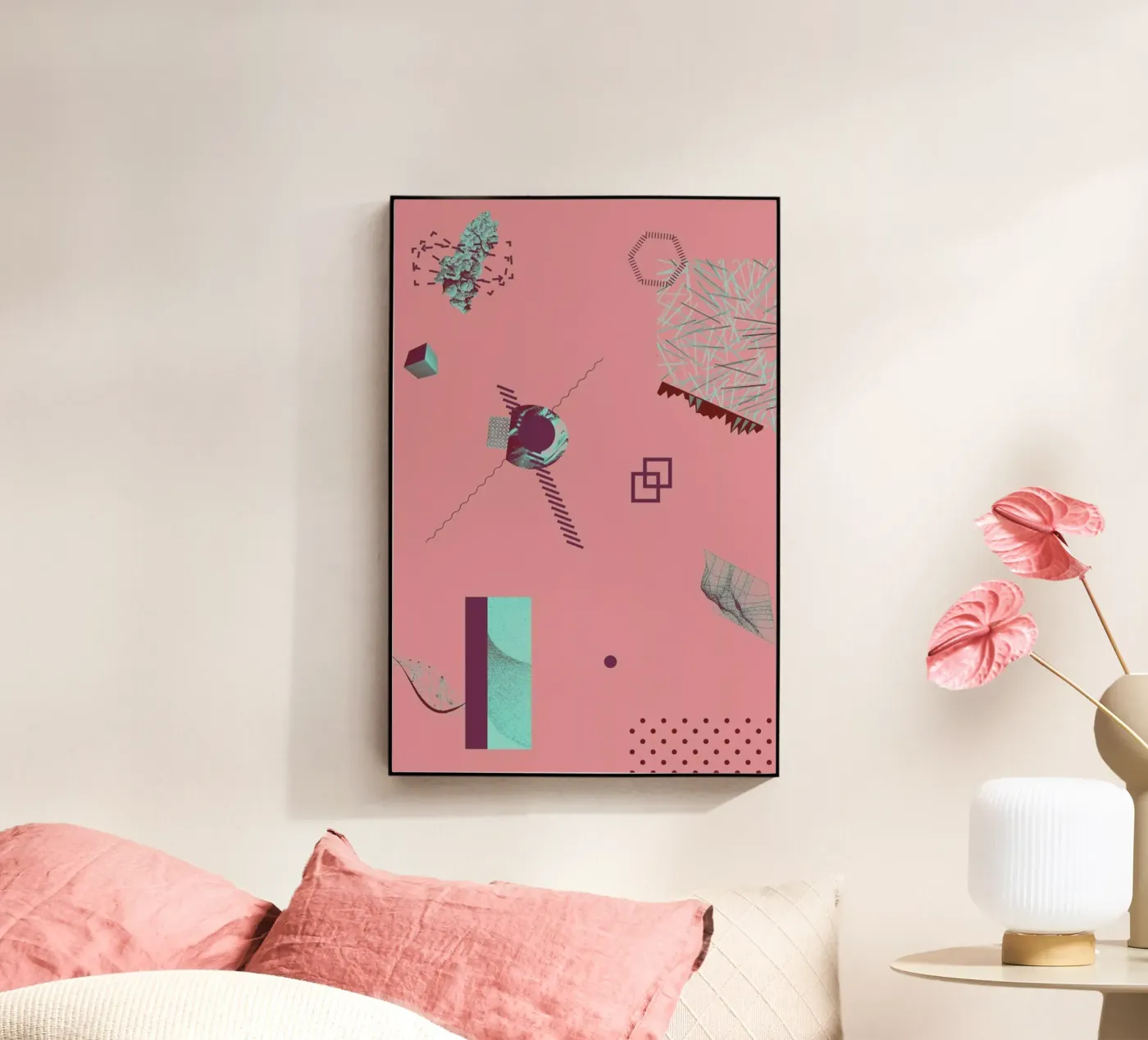 Objects 08 acryl van Andreas Jarner