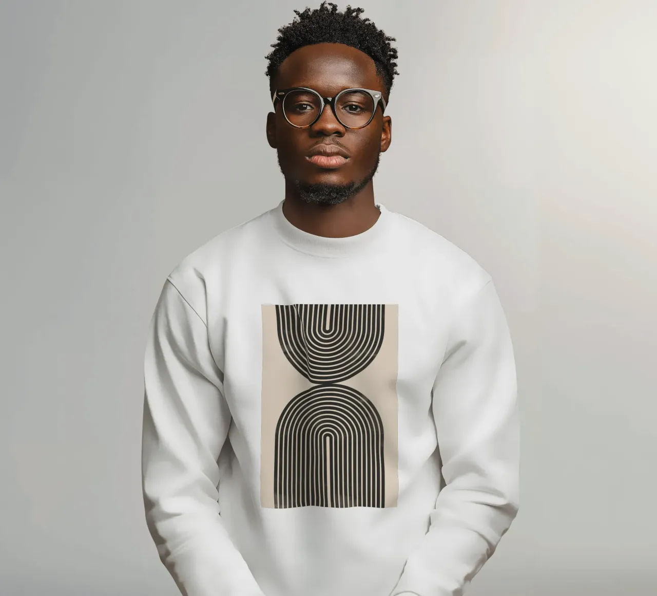 Line art geometriche astratte felpa da Melloi Art Print