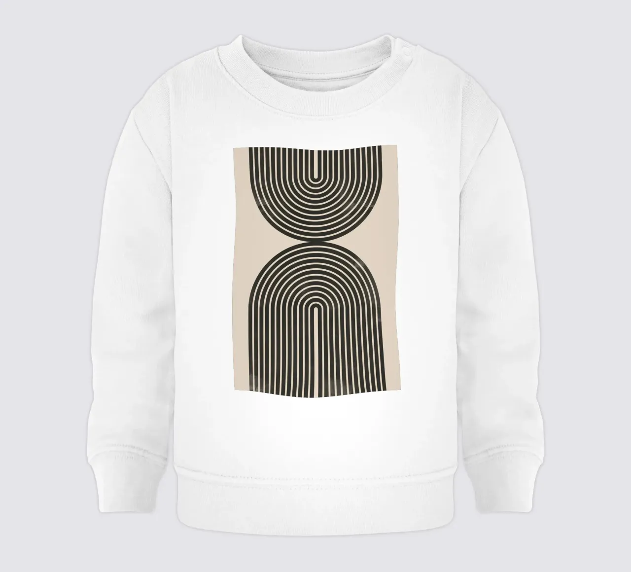 Line art geometriche astratte felpa neonato da Melloi Art Print
