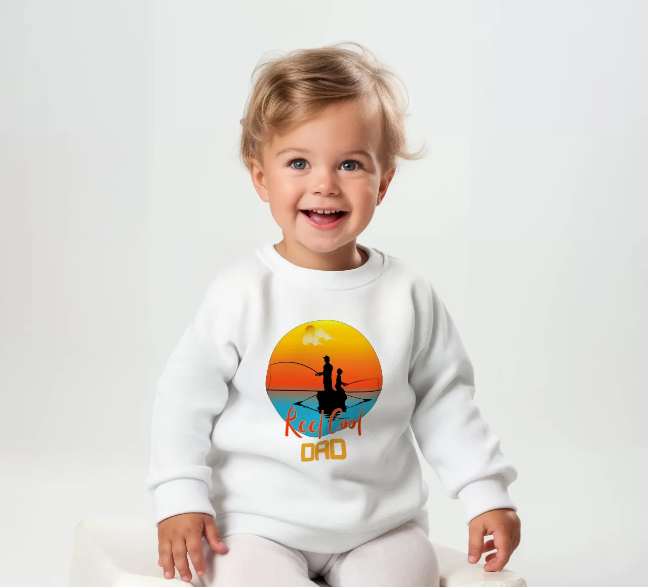 papà cool reel felpa neonato da ririedis