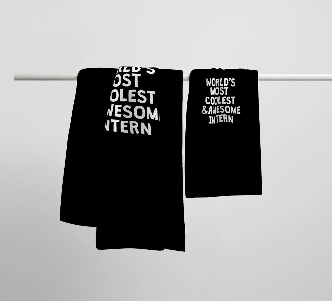 World's most coolest and awesome intern asciugamano da bagno da happieeagle