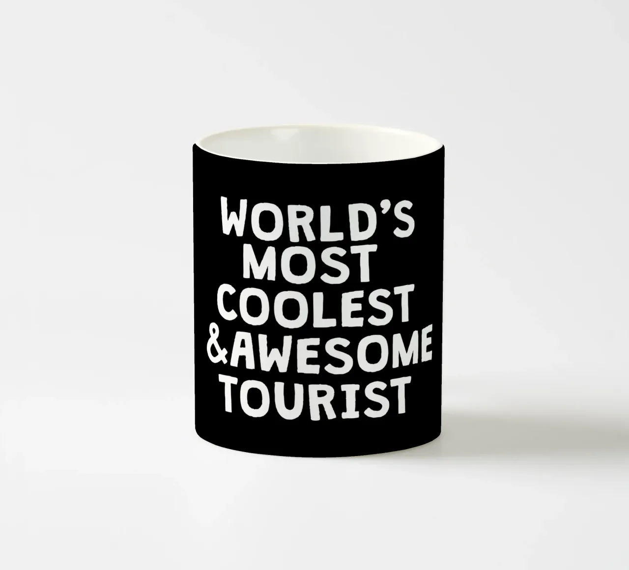 World's most coolest and awesome tourist taza de cerámica de happieeagle