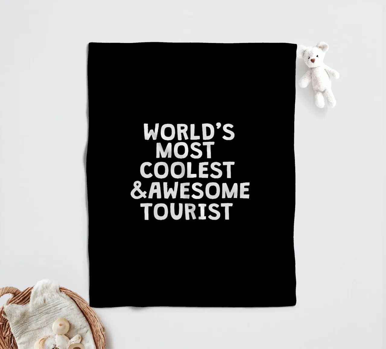 World's most coolest and awesome tourist coperta in pile da happieeagle